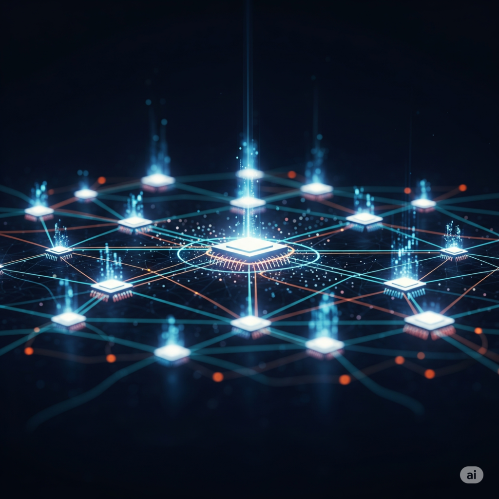 edge ai processing decentralized network