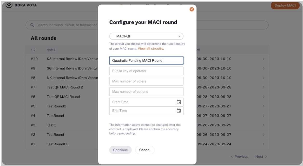 MACI anti-collusion voting protocol DAO