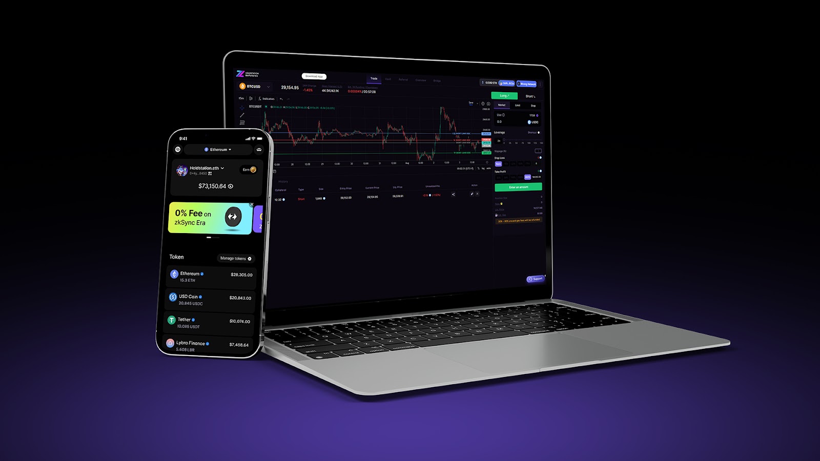 zkSync Era trading dashboard