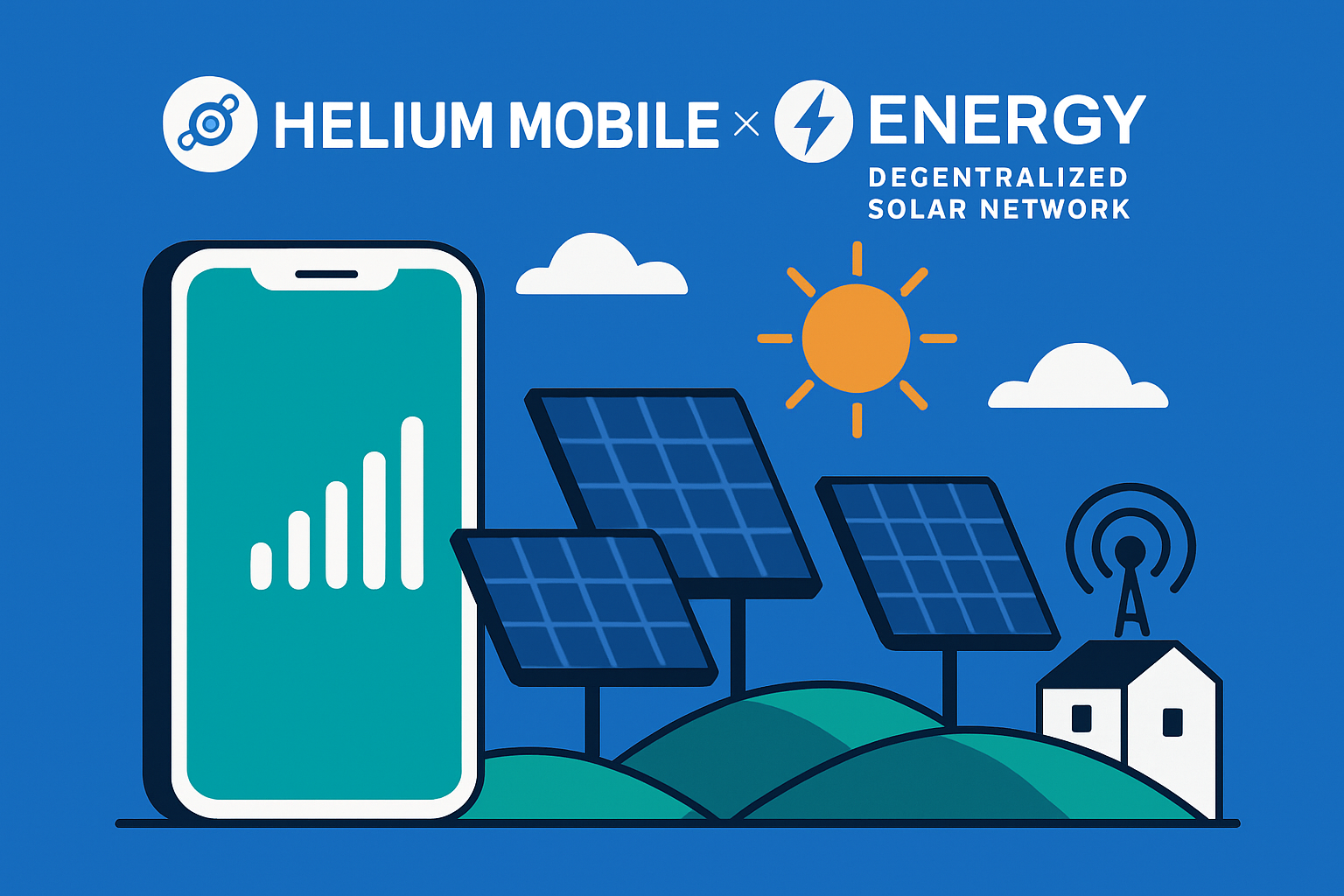 Helium Mobile x Energy decentralized solar network