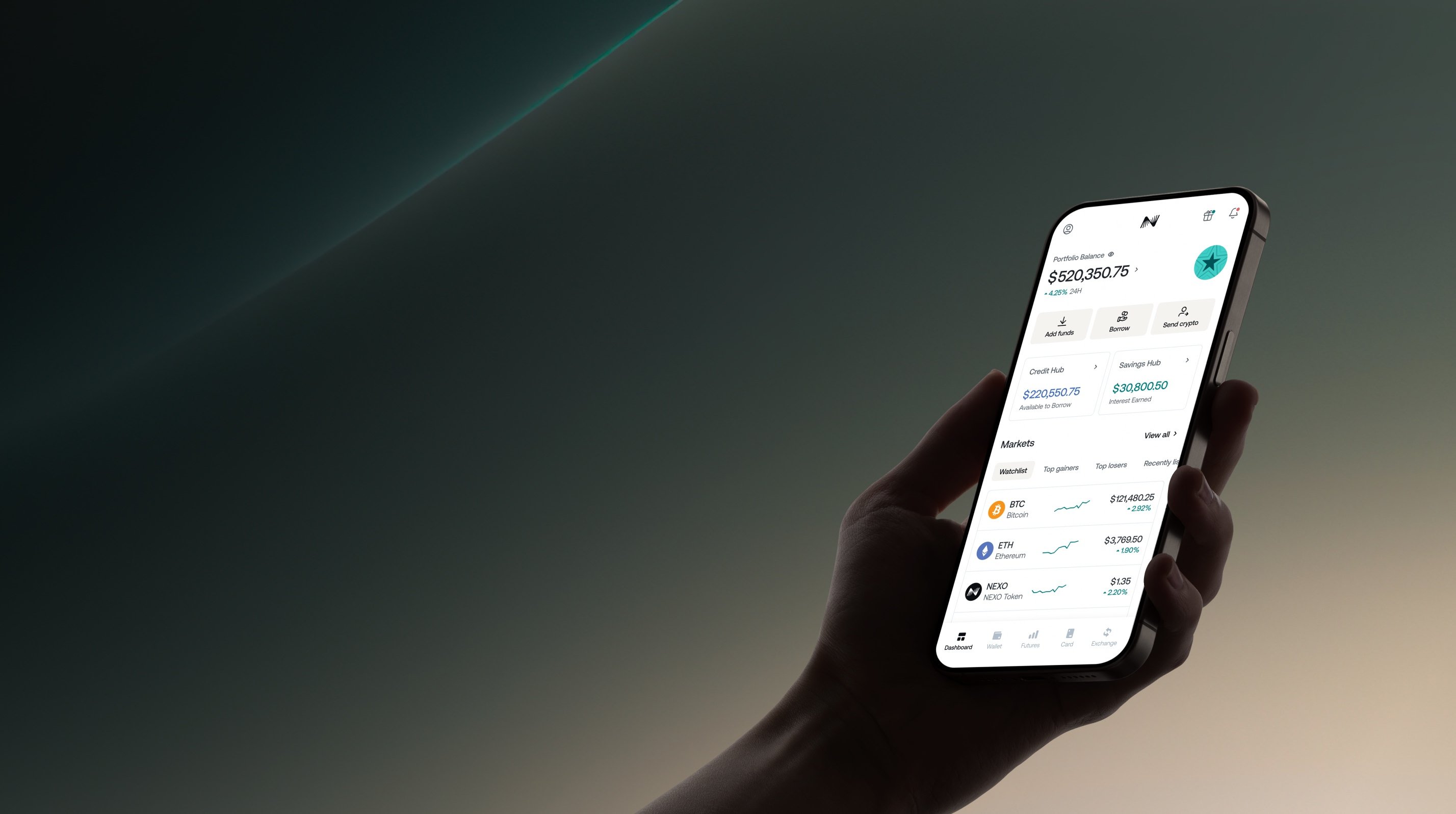 Bankera business crypto account dashboard