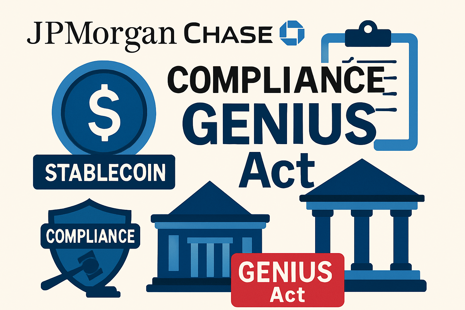 JPMorgan Chase stablecoin compliance GENIUS Act