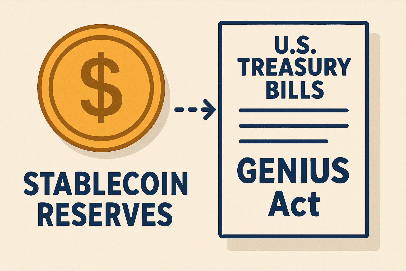 stablecoin reserves U.S. Treasury bills GENIUS Act