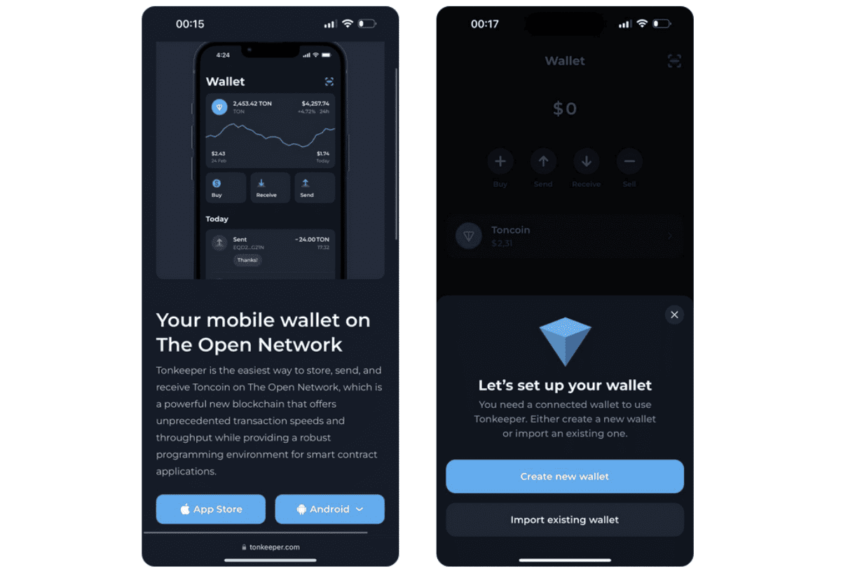 TON wallet user-friendly interface