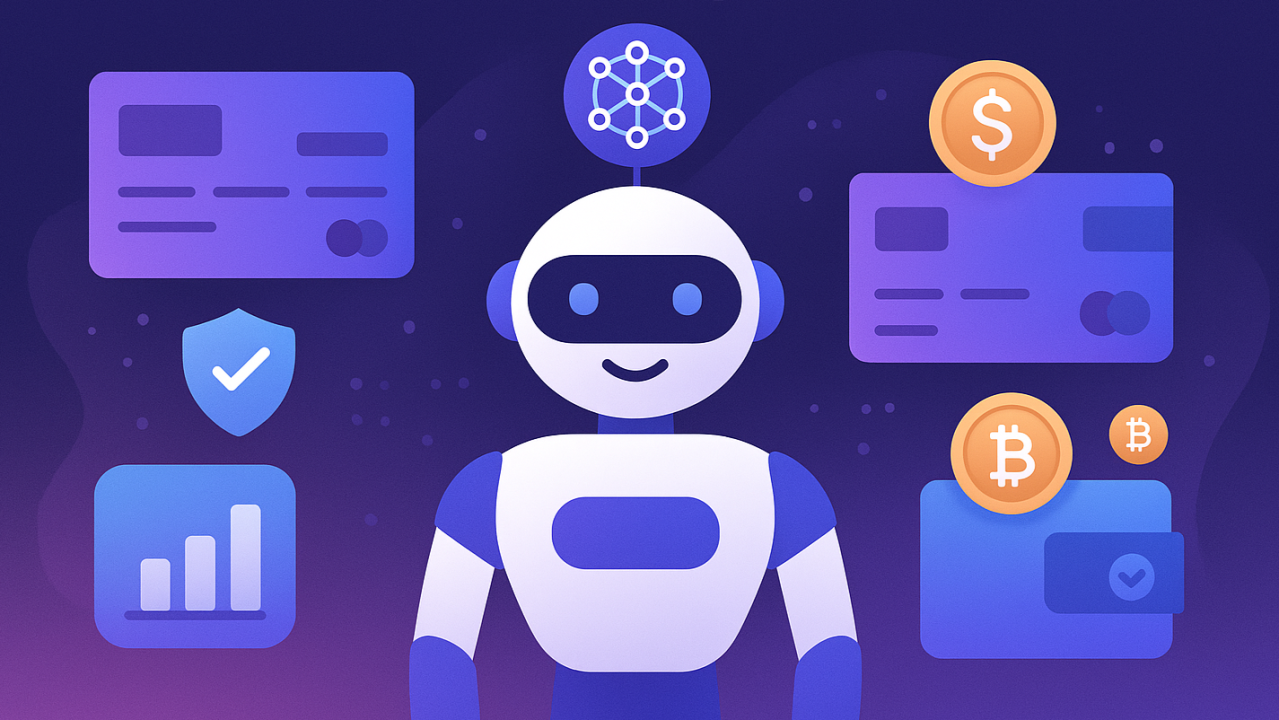 instant payment settlement AI agent icon