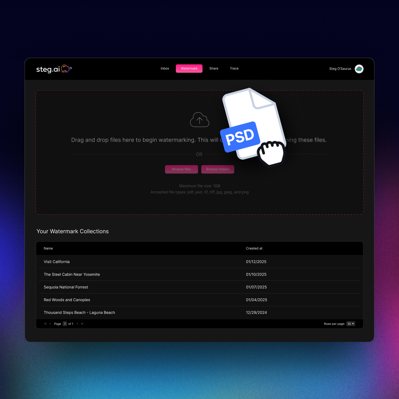 traceable watermark detection flowchart