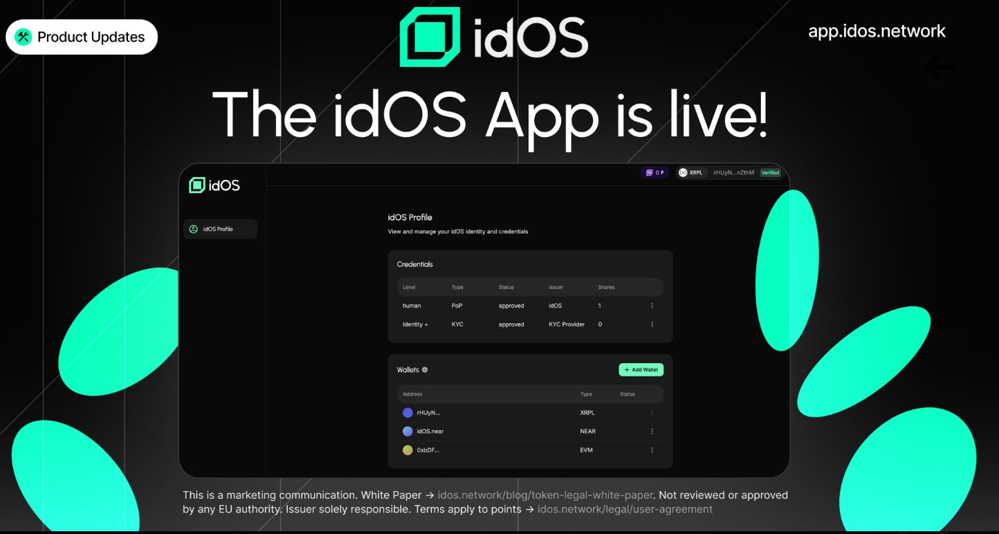 idOS network partners and chain-agnostic integration