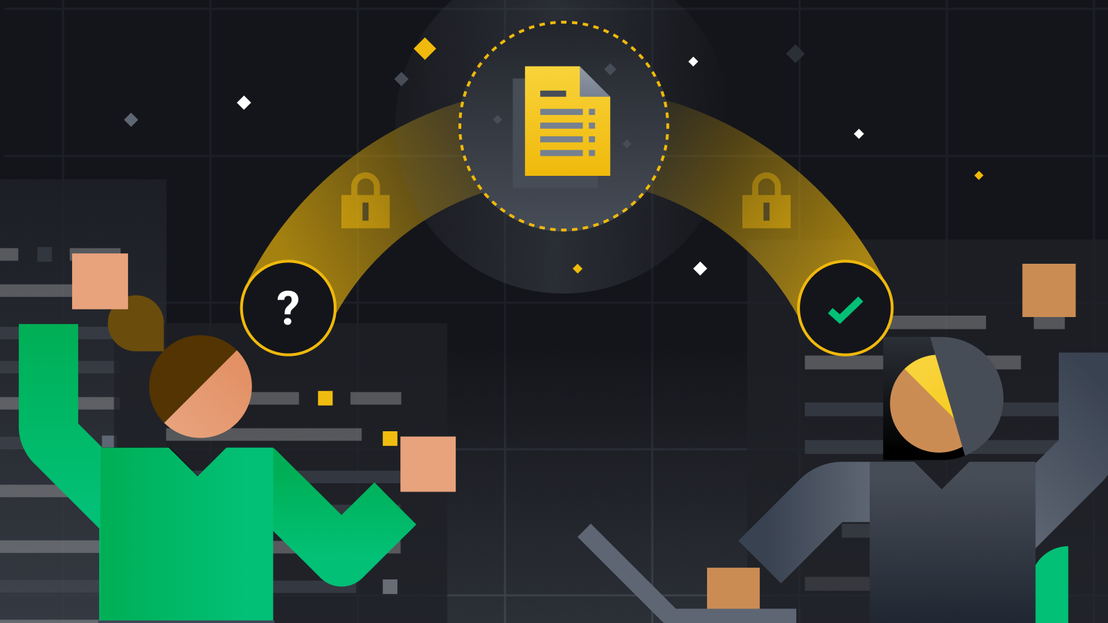 ZK-SNARK verifiable yield proof illustration