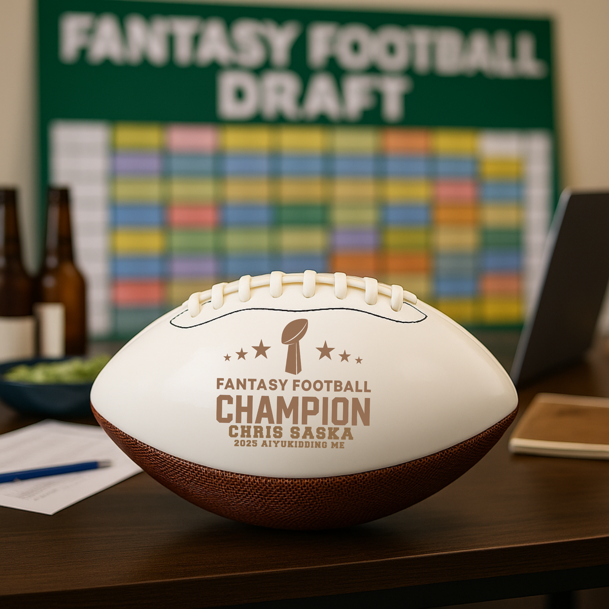 Fantasy Ledger League NFT team fantasy football prizes