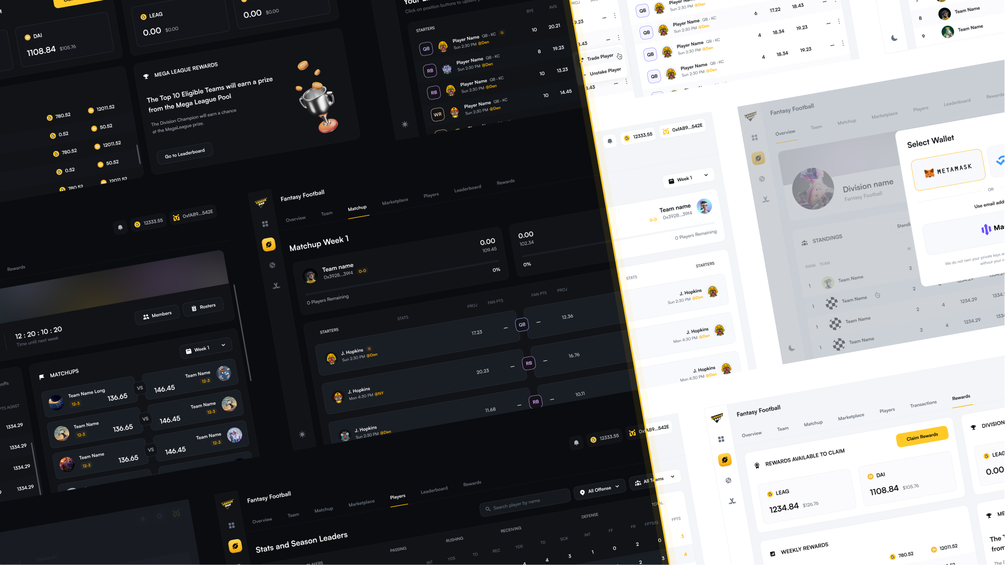 LeagueDAO blockchain fantasy football league rewards