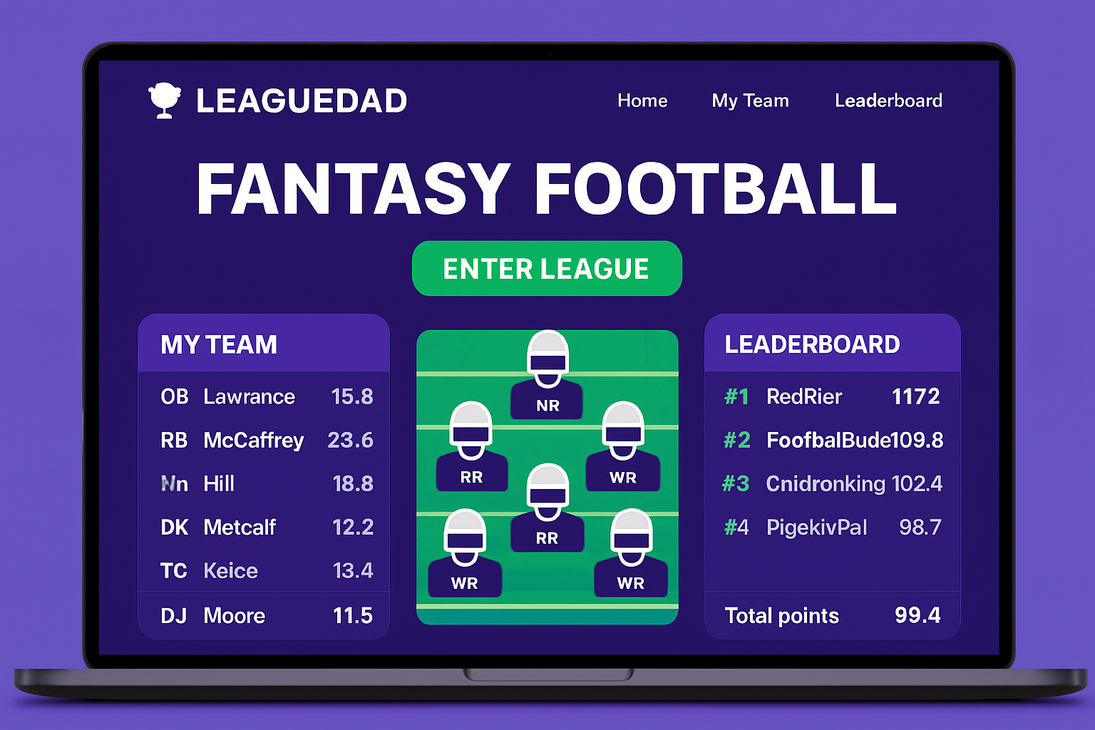 LeagueDAO fantasy football platform