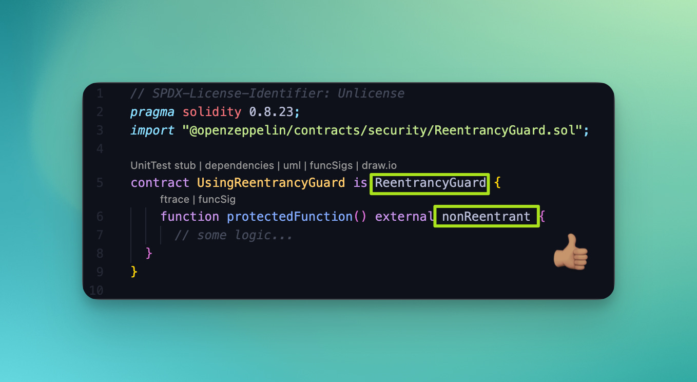 smart contract reentrancy attack prevention openzeppelin reentrancyguard