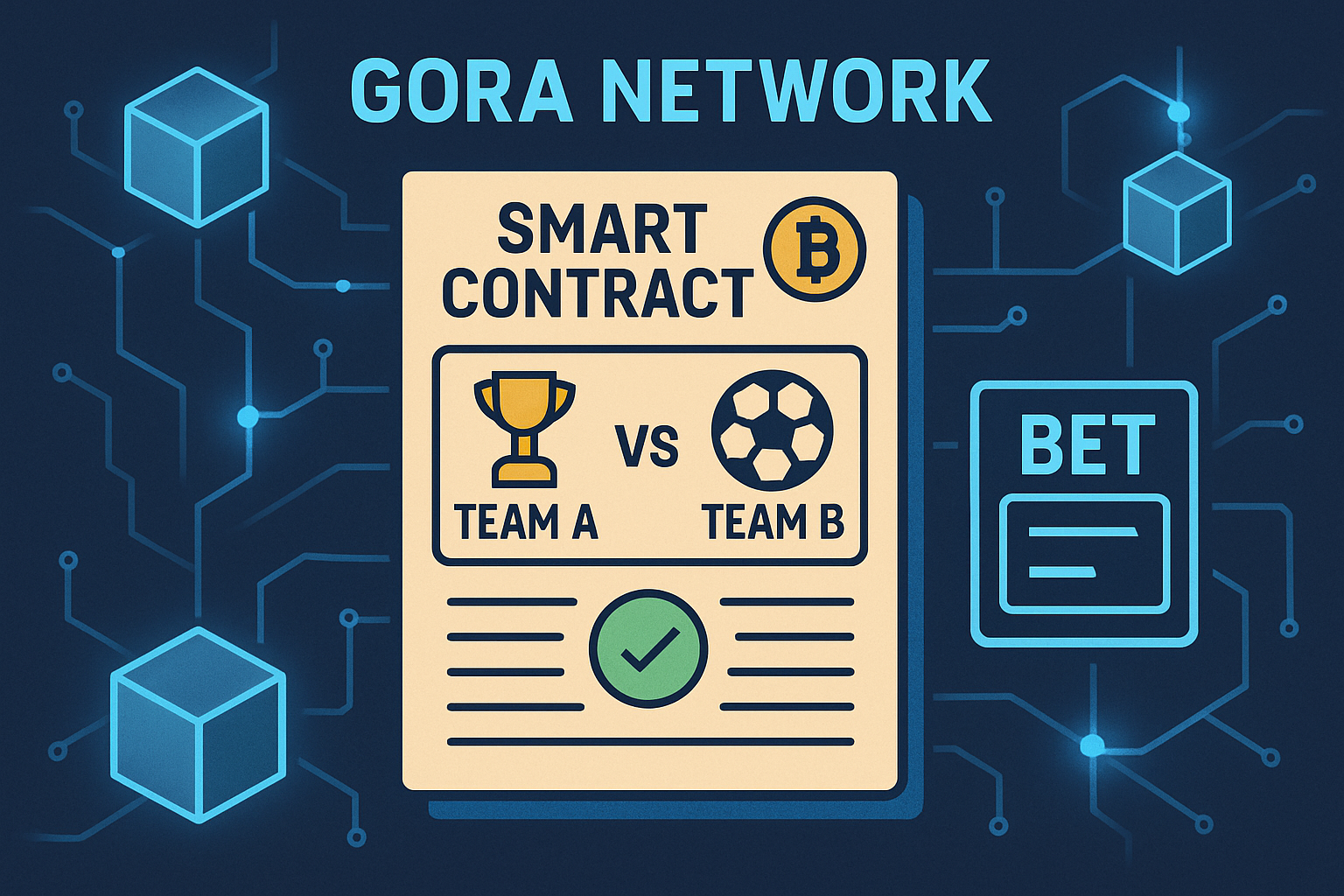 Gora Network blockchain sports betting smart contract