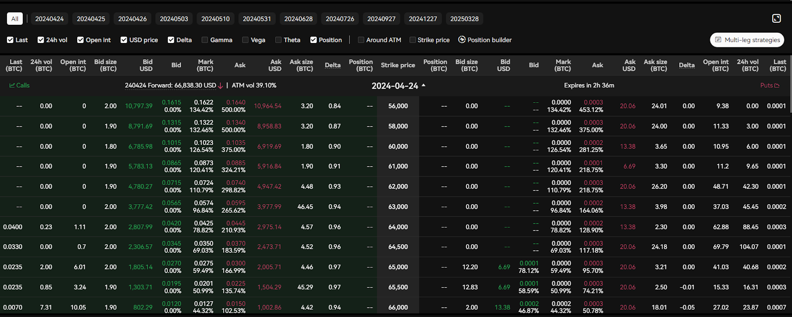 OKX Earn flexible staking options interface