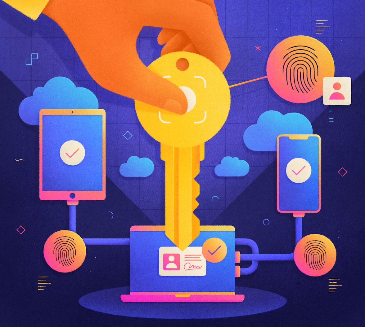 passkey multi-device sync illustration