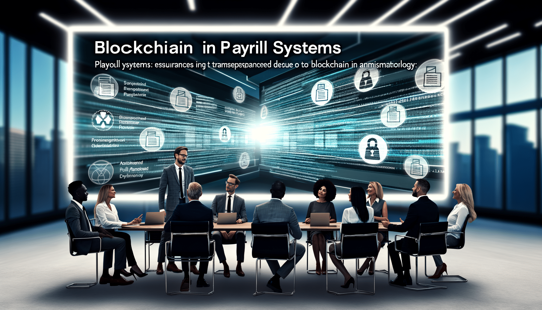blockchain payroll transaction transparency