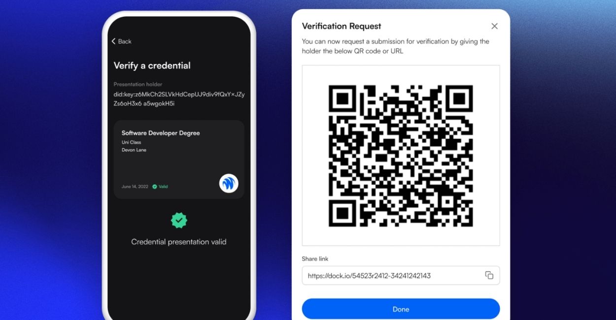 Dock Labs digital ID wallet credentials