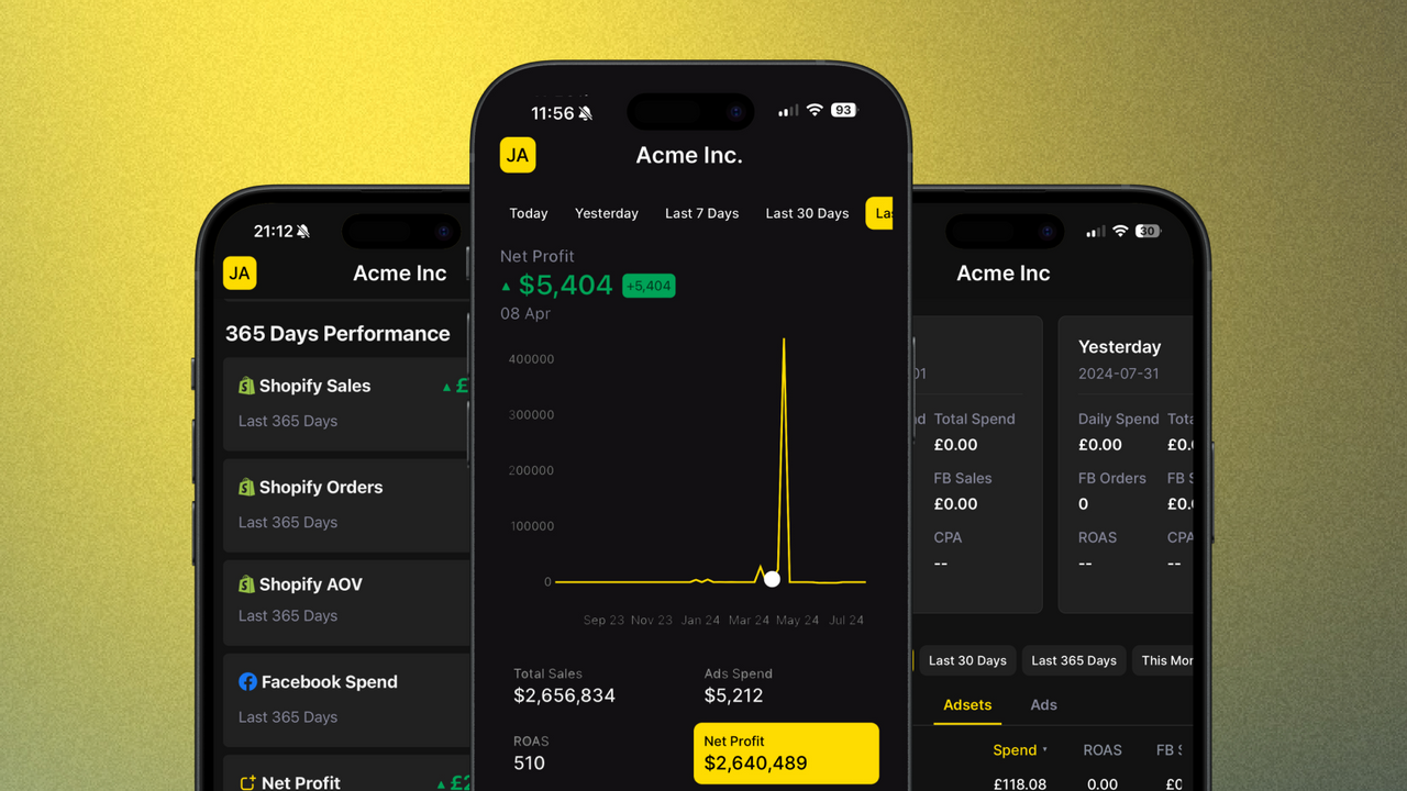 Shopify Payments dashboard screenshot