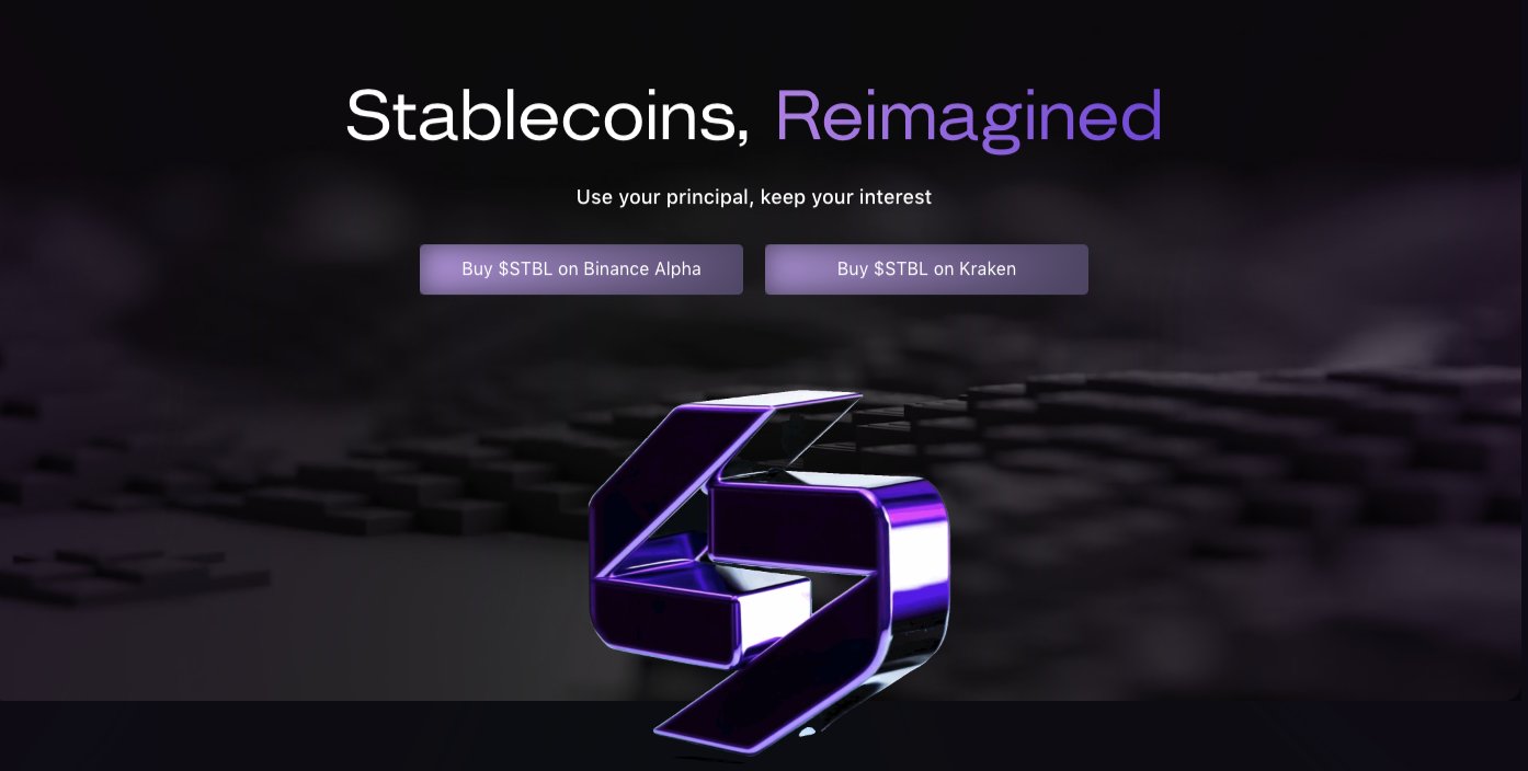 STBL governance token logo or voting dashboard