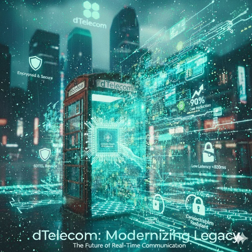 dTelecom Solana low latency AI voice video