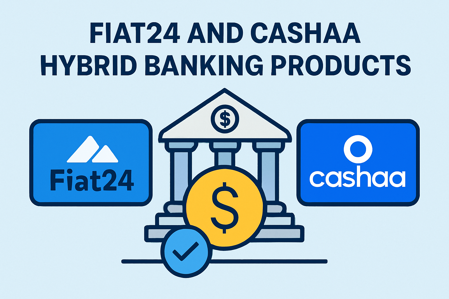 Fiat24 and Cashaa hybrid banking products