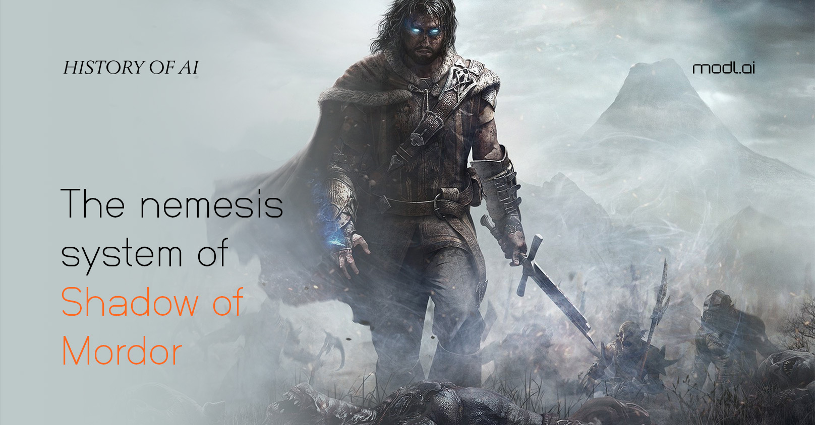 Nemesis system from Shadow of Mordor showing unique AI enemy traits