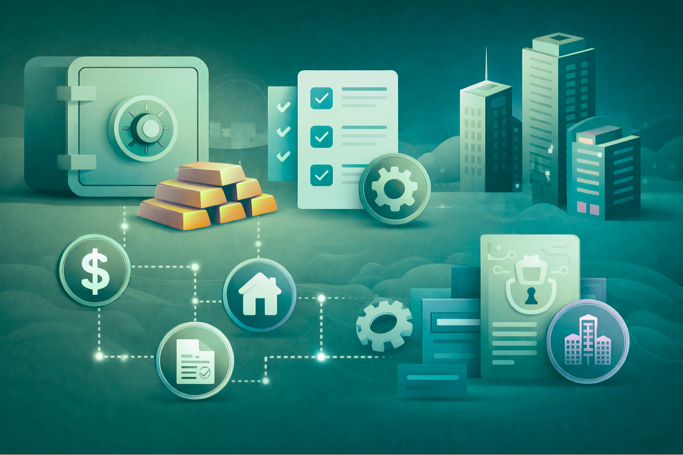 Re Protocol smart contract settlements illustration