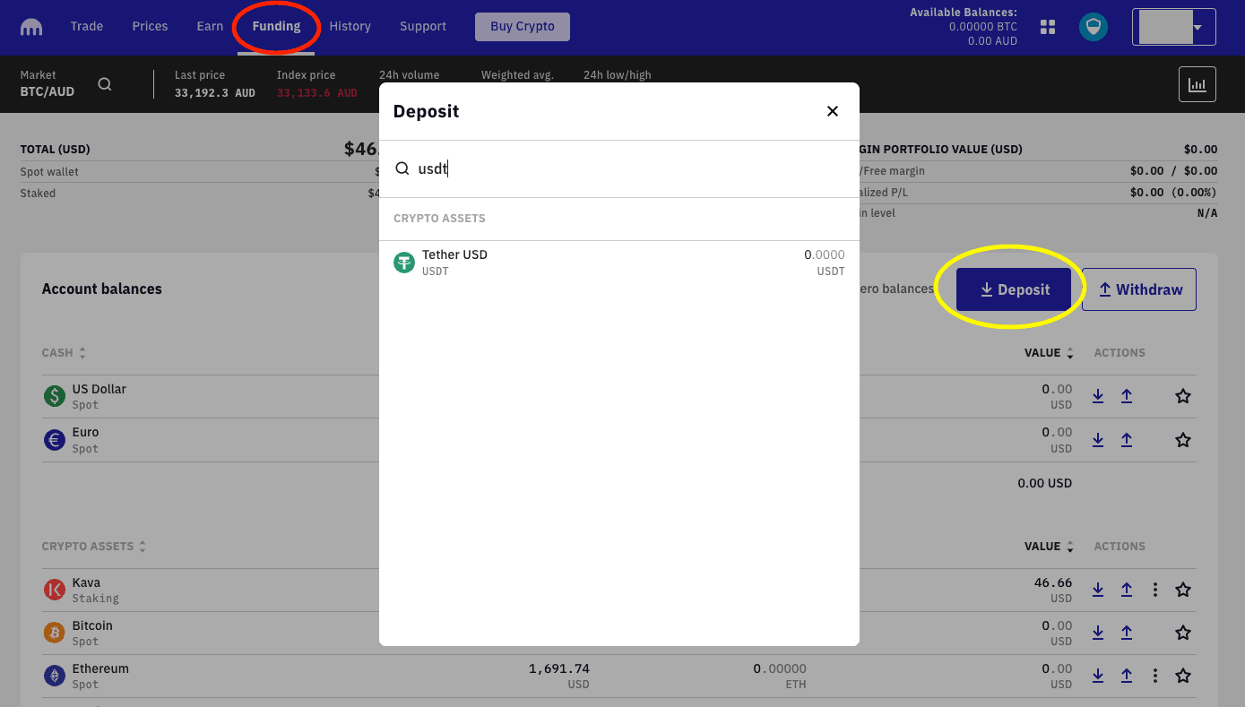 Trust Wallet sell crypto interface