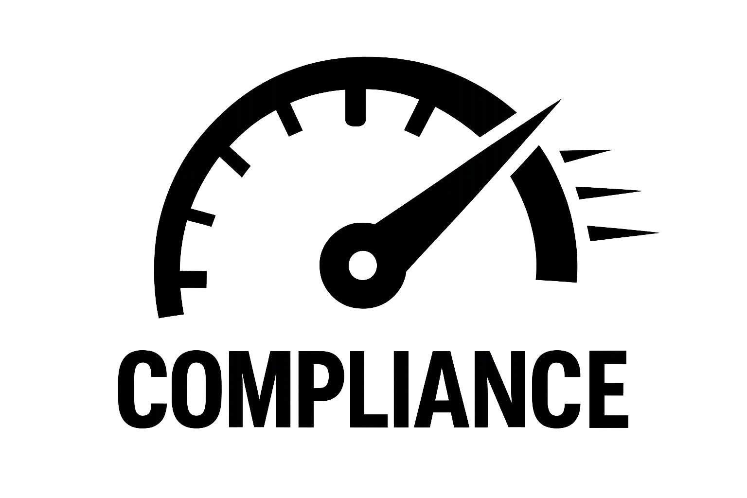 fast compliance speedometer icon