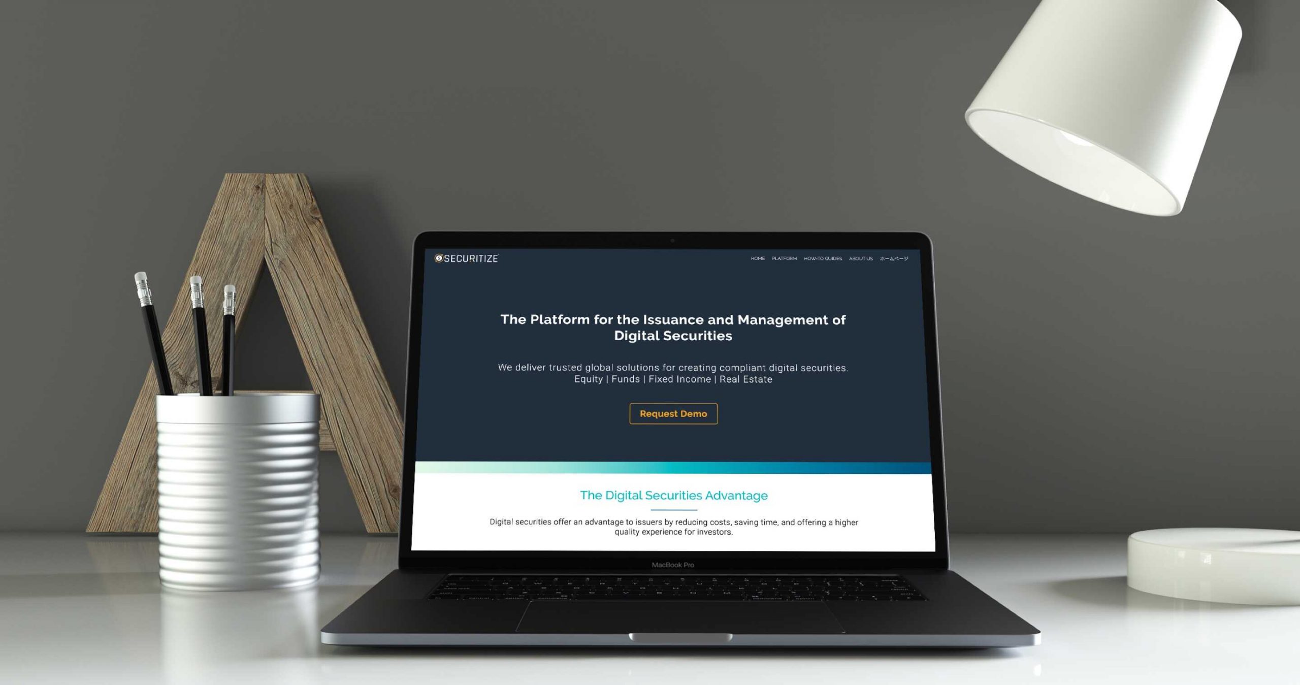 Securitize platform compliance screenshot