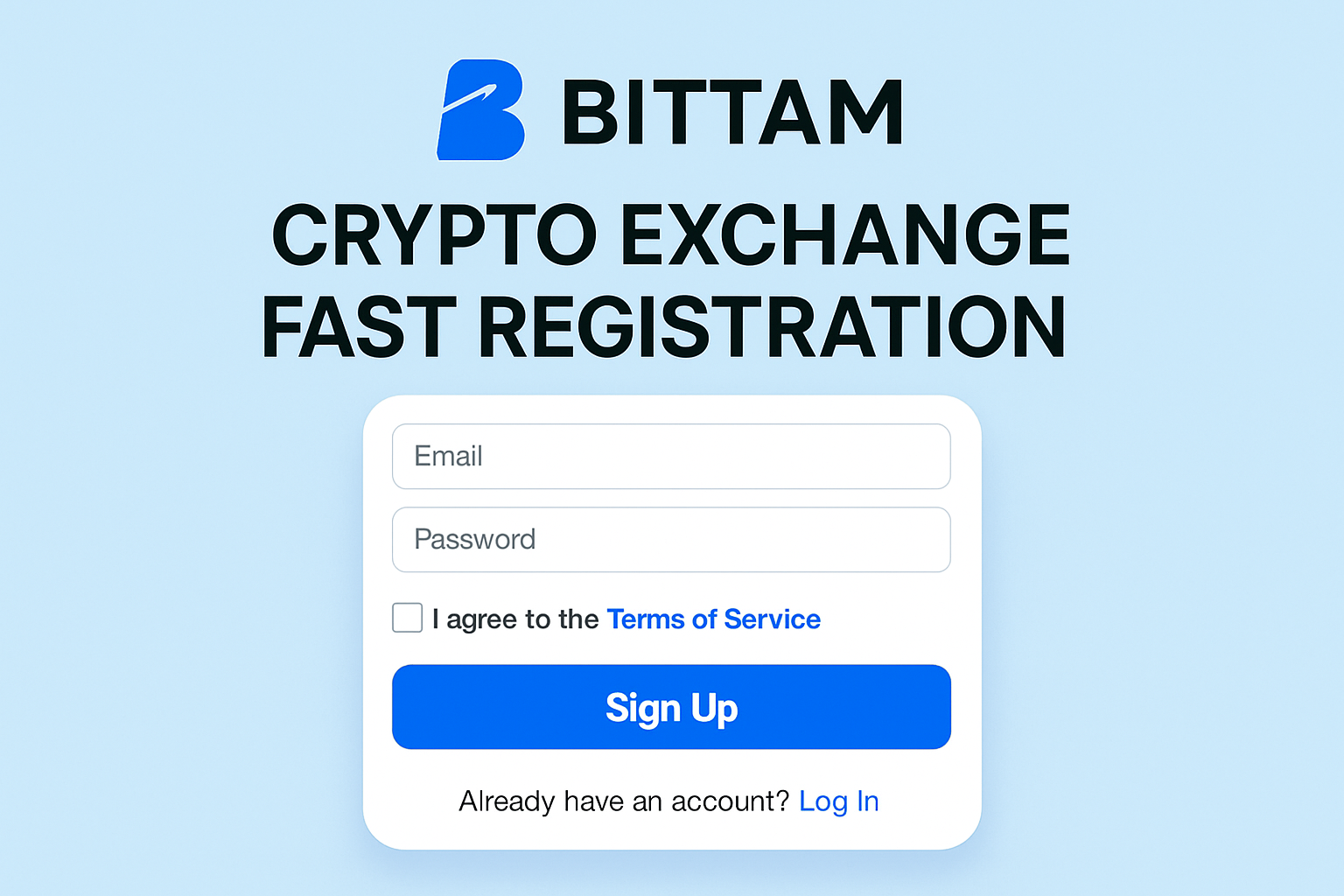 Bittam crypto exchange fast registration