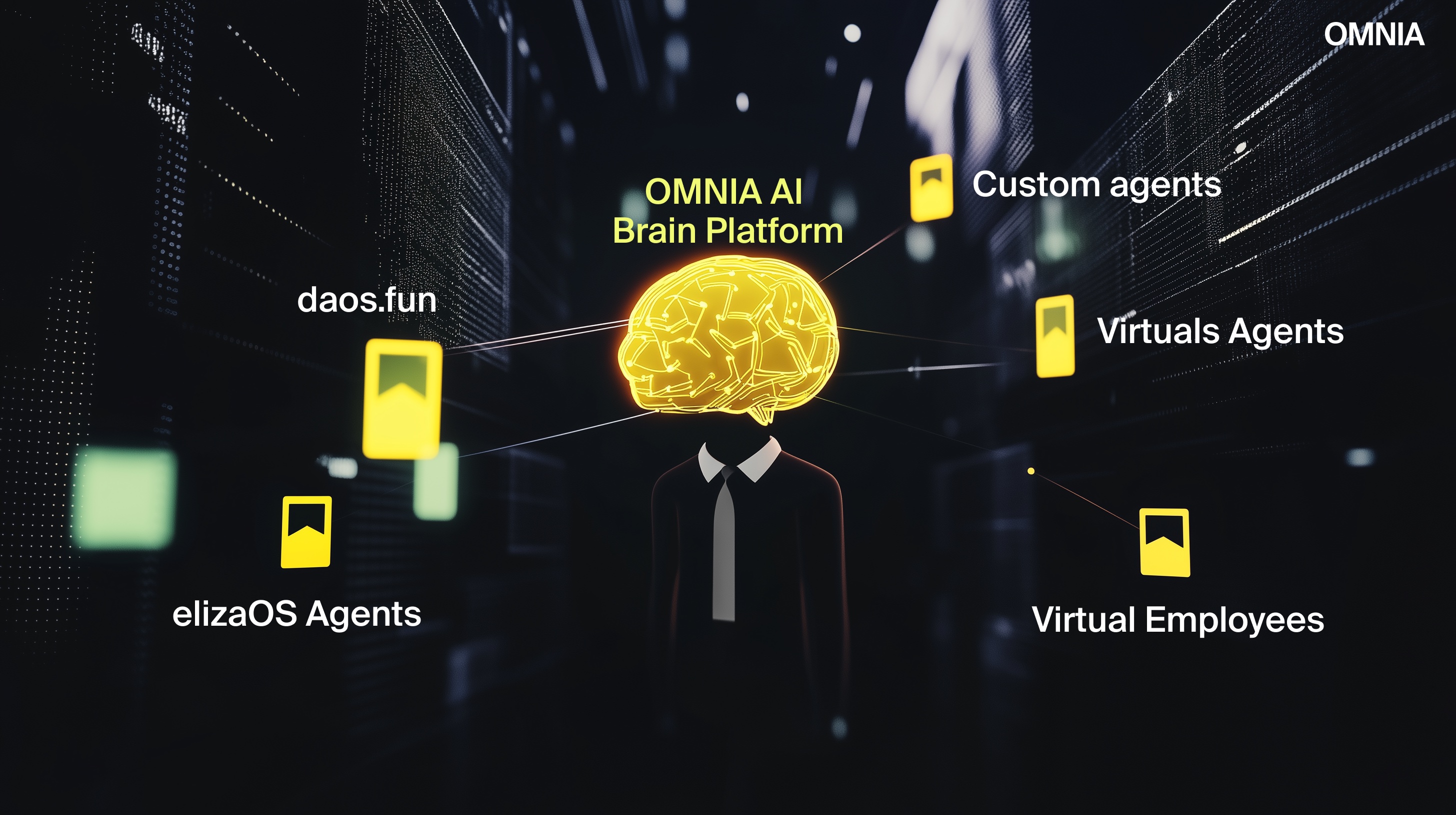 OMNIA decentralized AI agents
