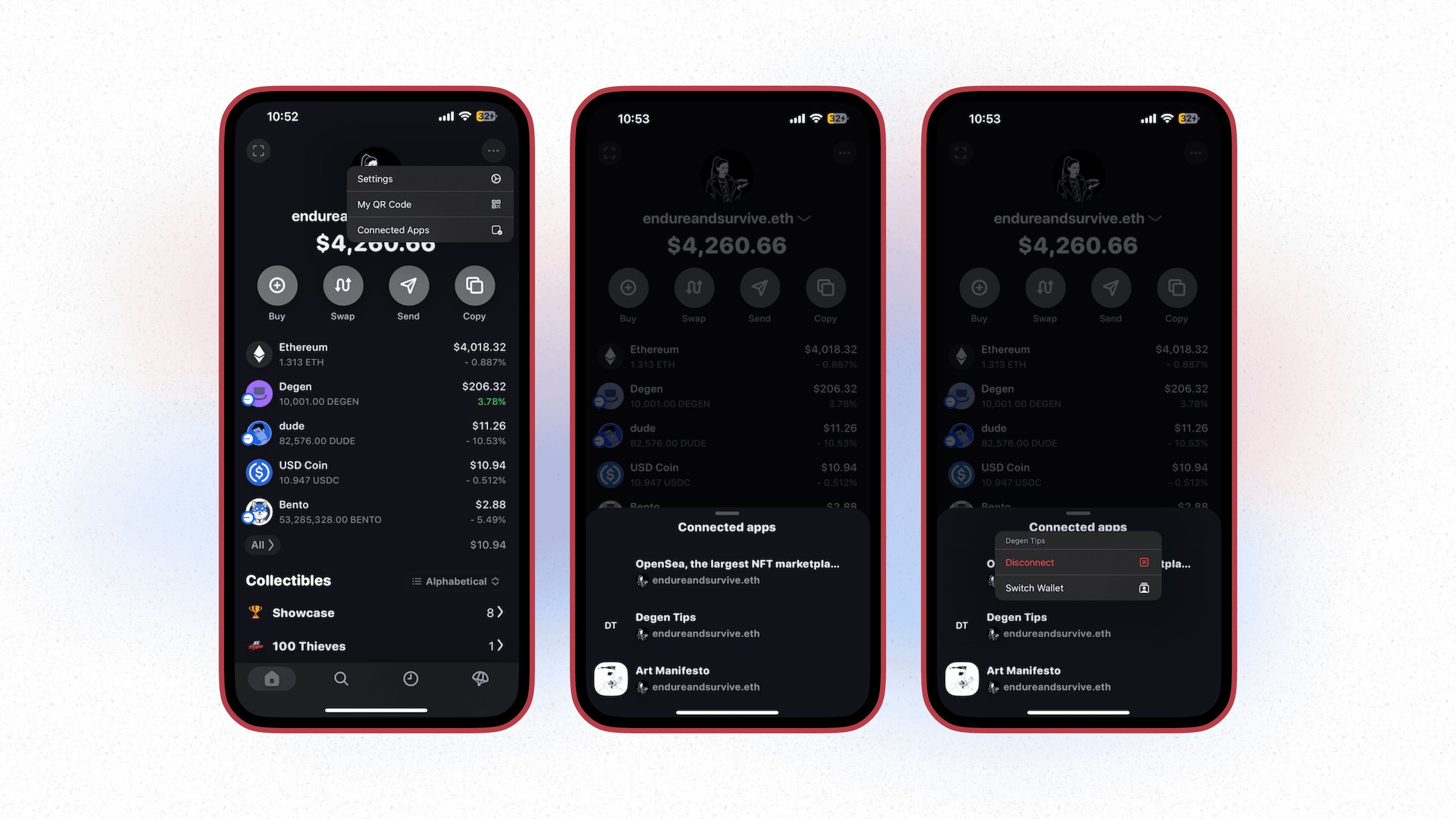 Rainbow Wallet Base support mobile app