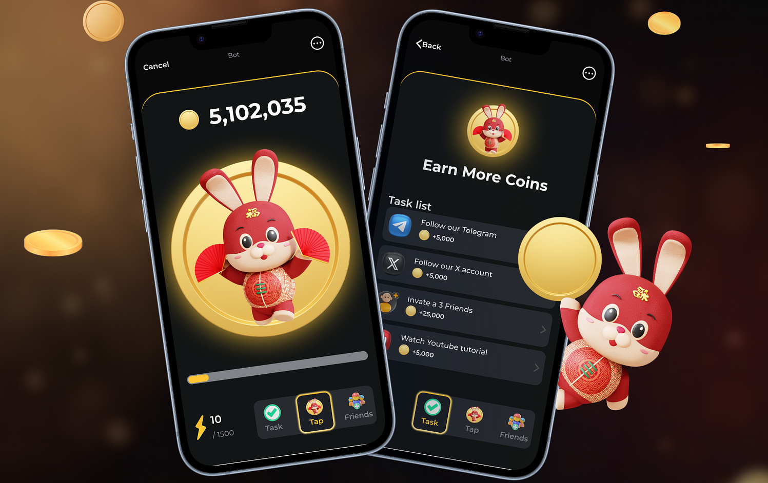 TON tap-to-earn Telegram Mini App