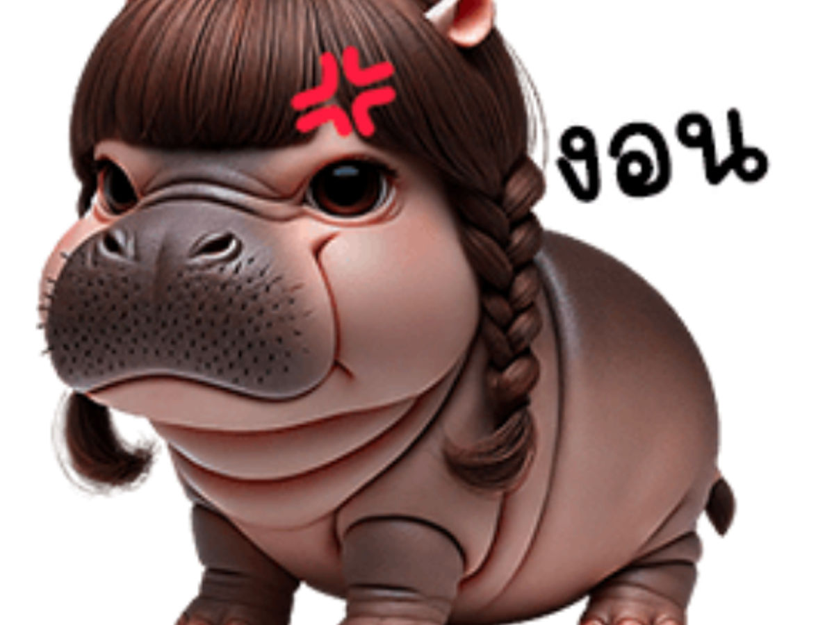 Moo Deng Bouncing Hippo B3 game screenshot