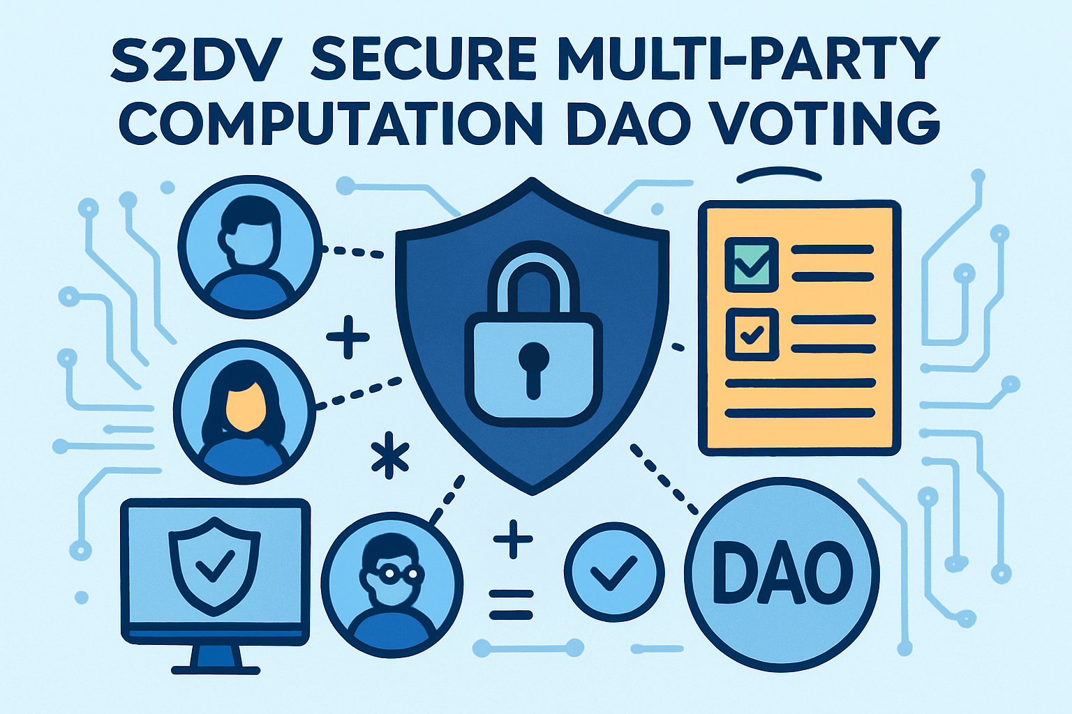 S2DV secure multi-party computation DAO voting
