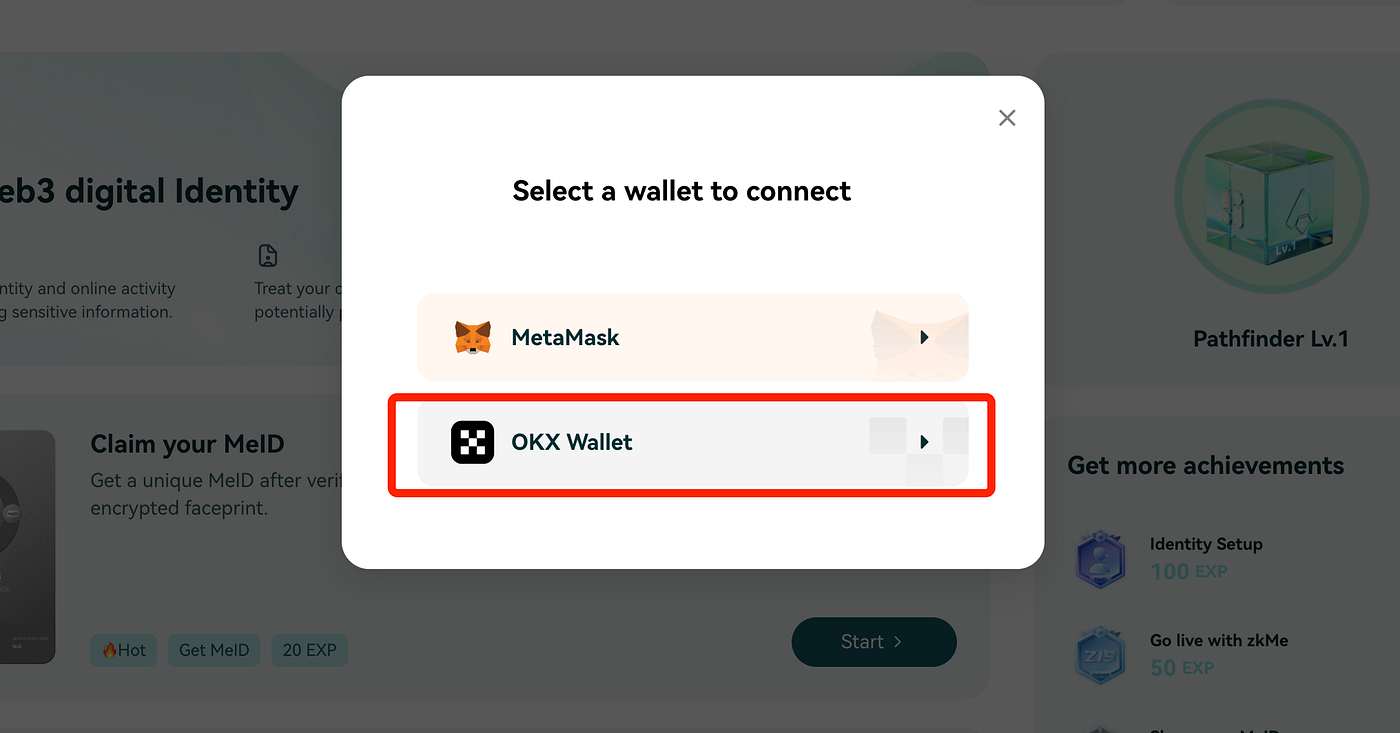 ZKId zkMe identity wallet platforms