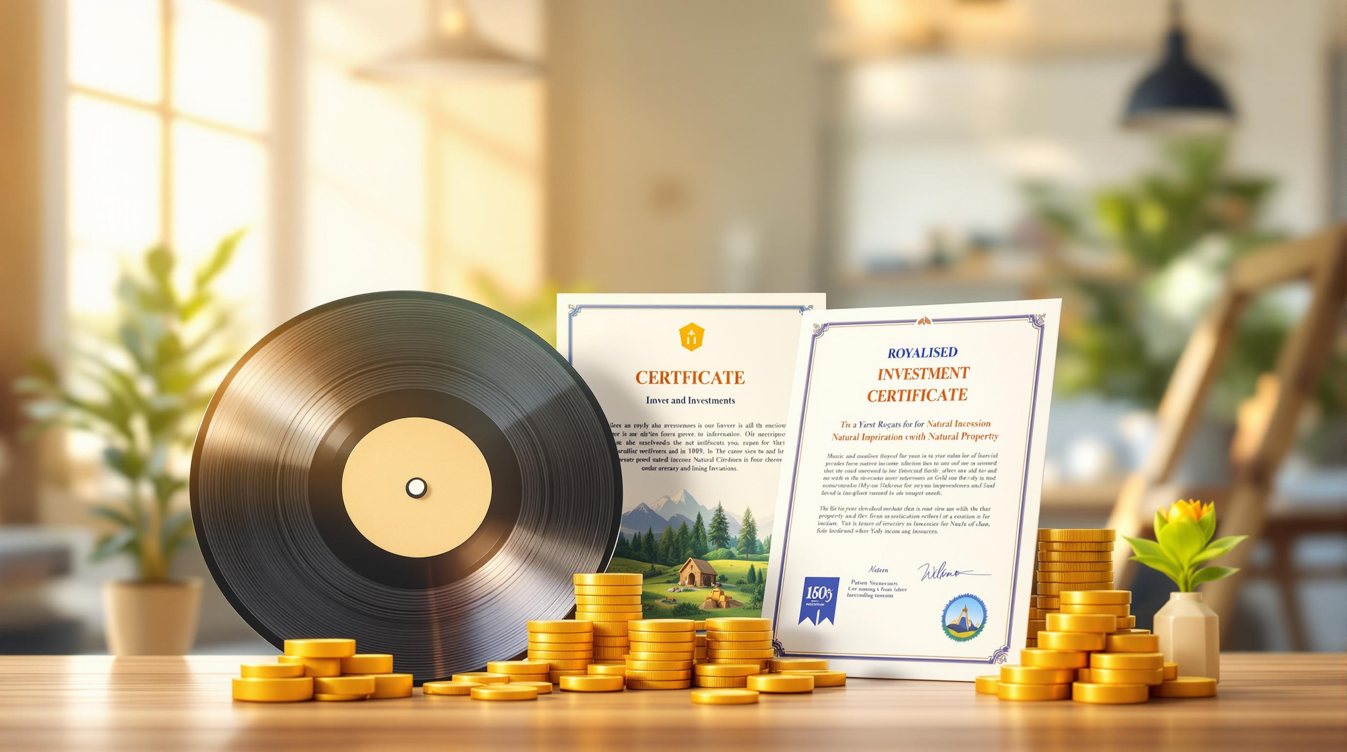 fractional music royalty investment low entry