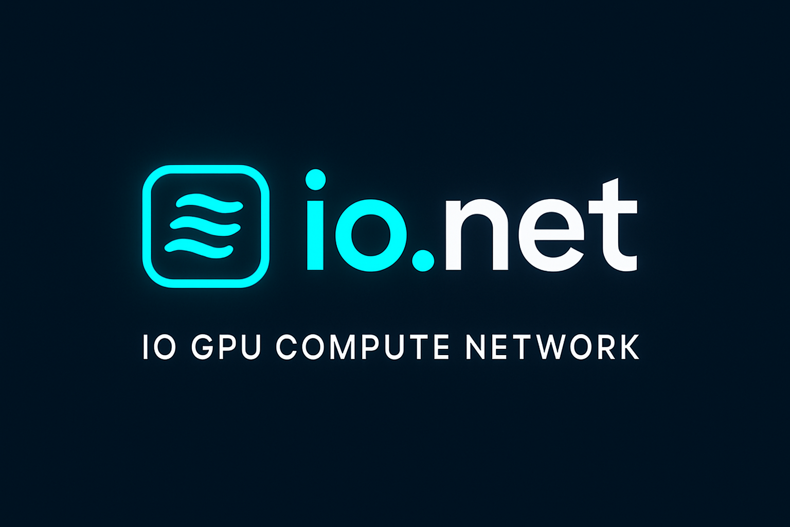 io.net IO GPU compute network