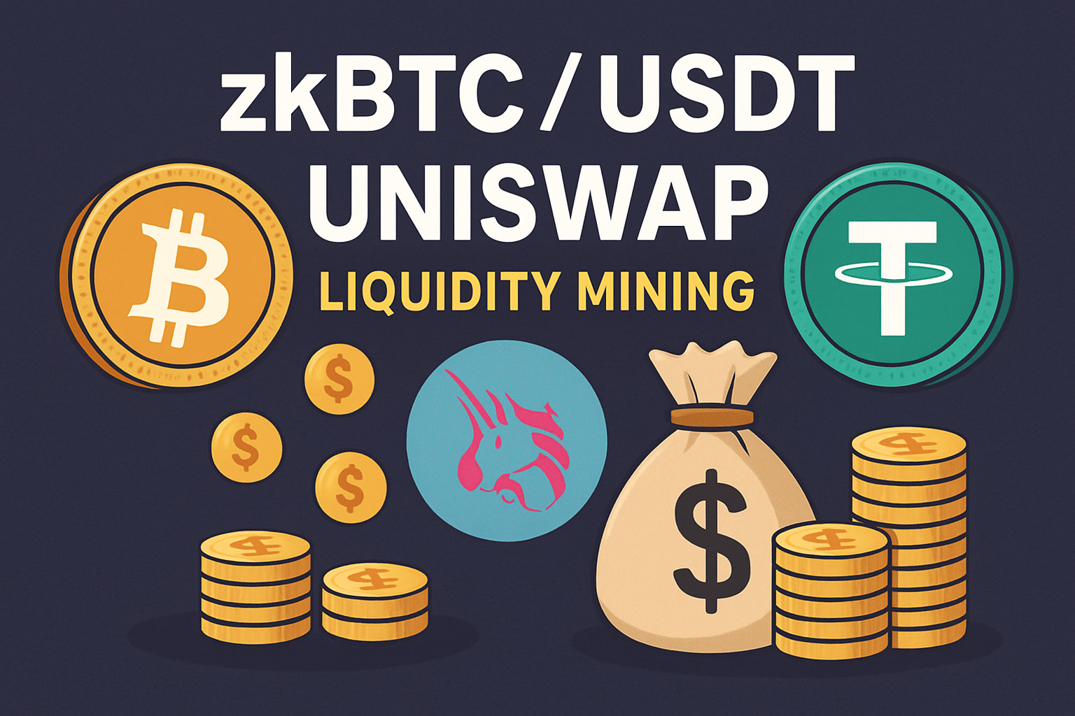 zkBTC USDT Uniswap liquidity mining