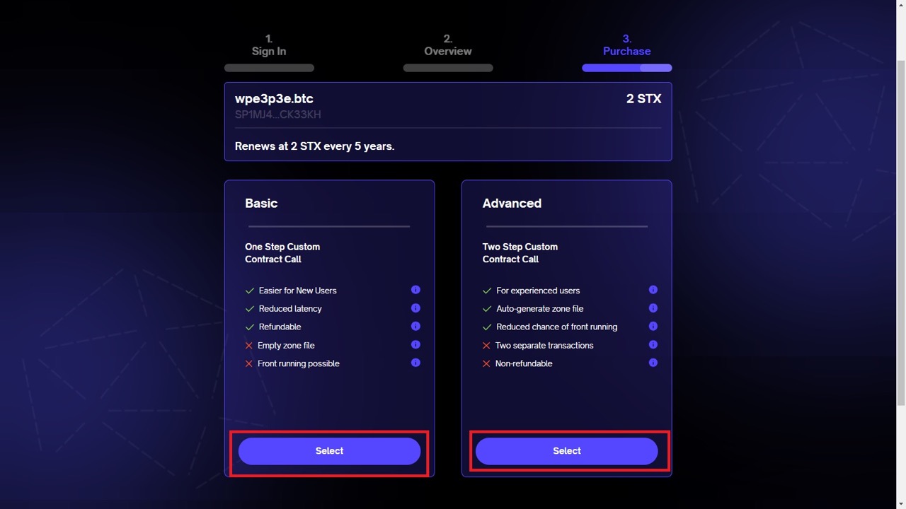 Base Name Service BNS domain registration