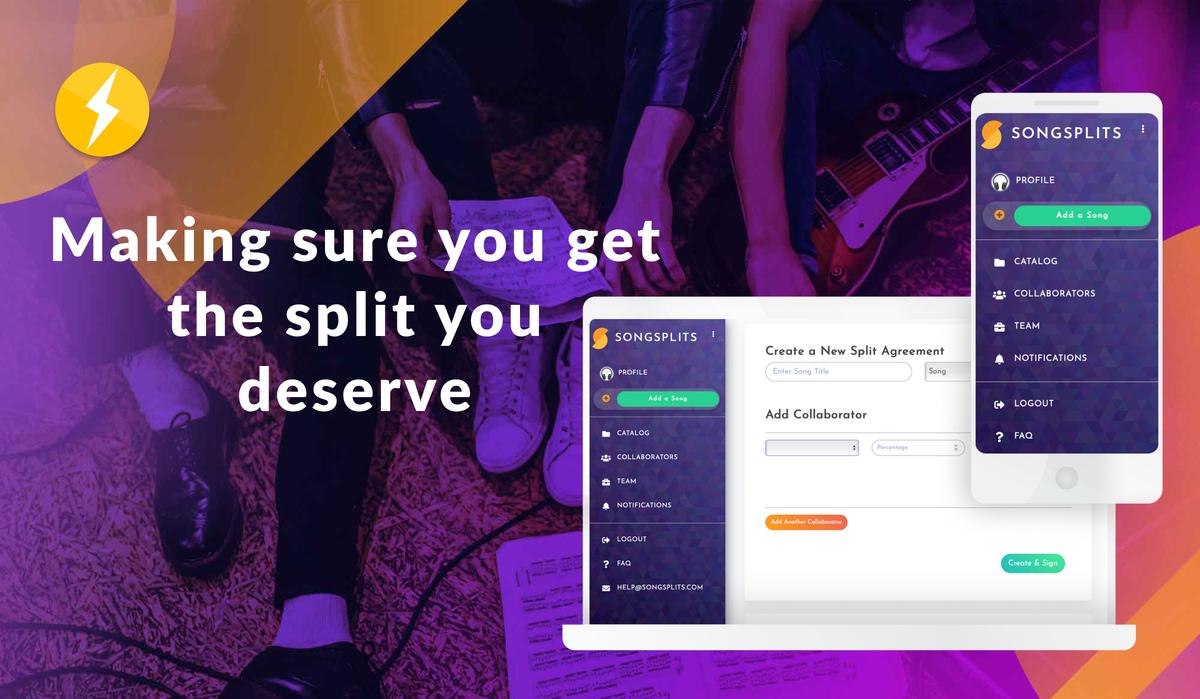 SONGSPLITS.XYZ blockchain music collaboration