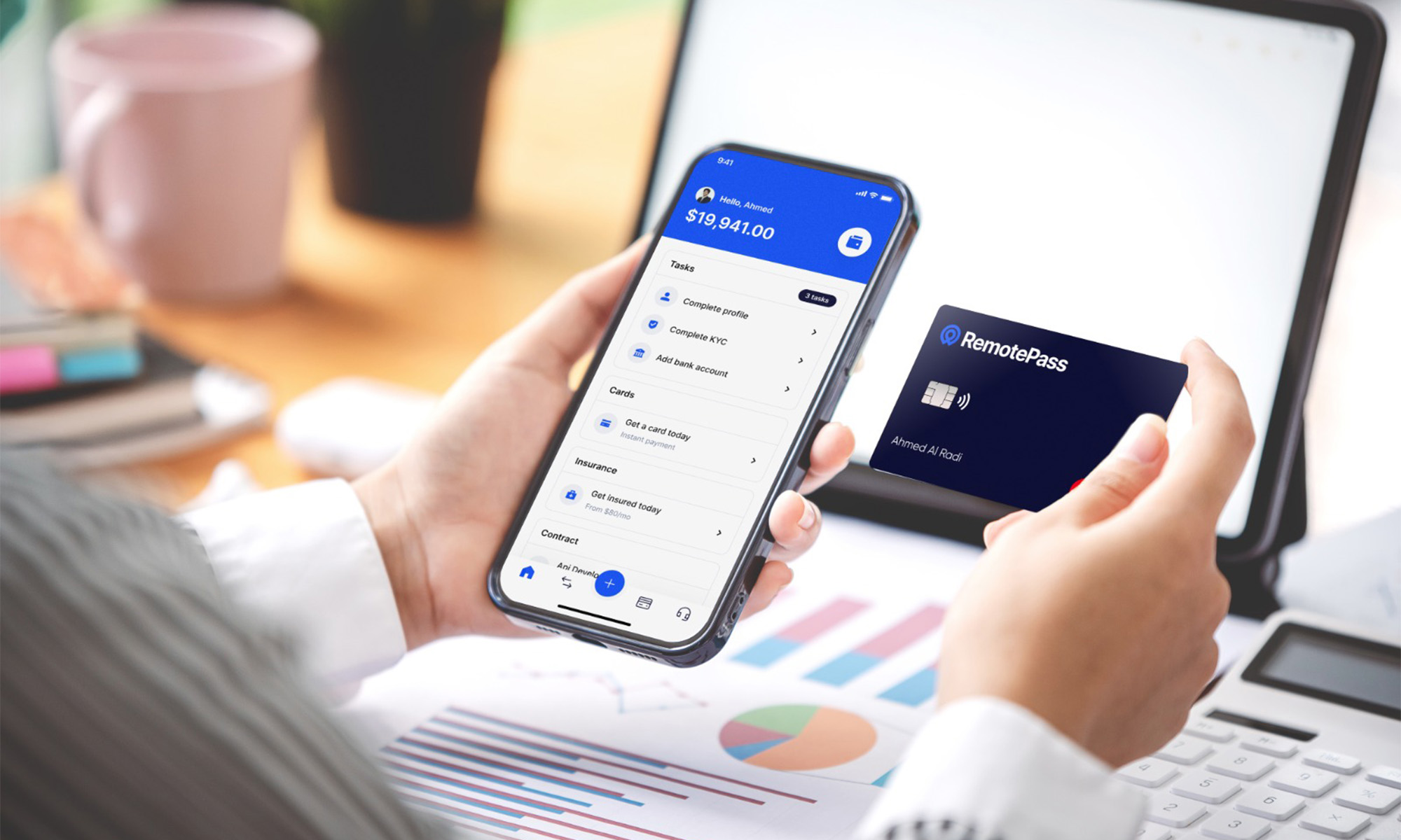 remote work digital nomad crypto debit card