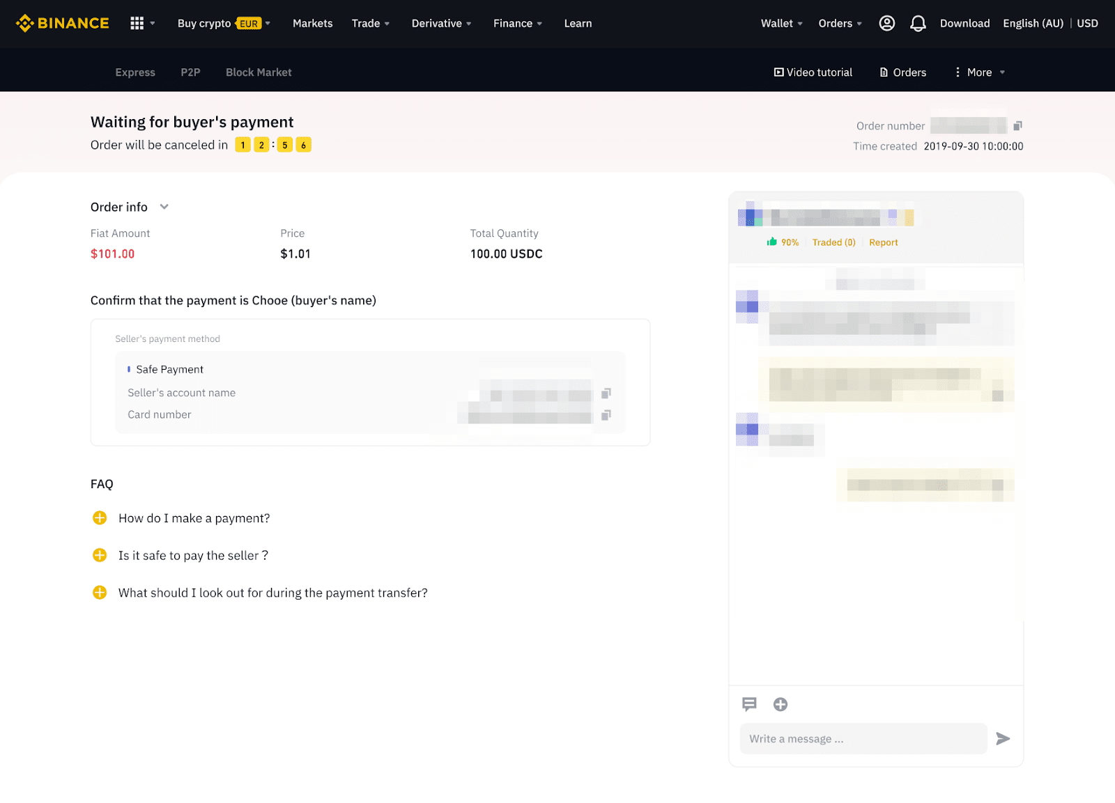 Binance P2P OXXO Mexico cash out