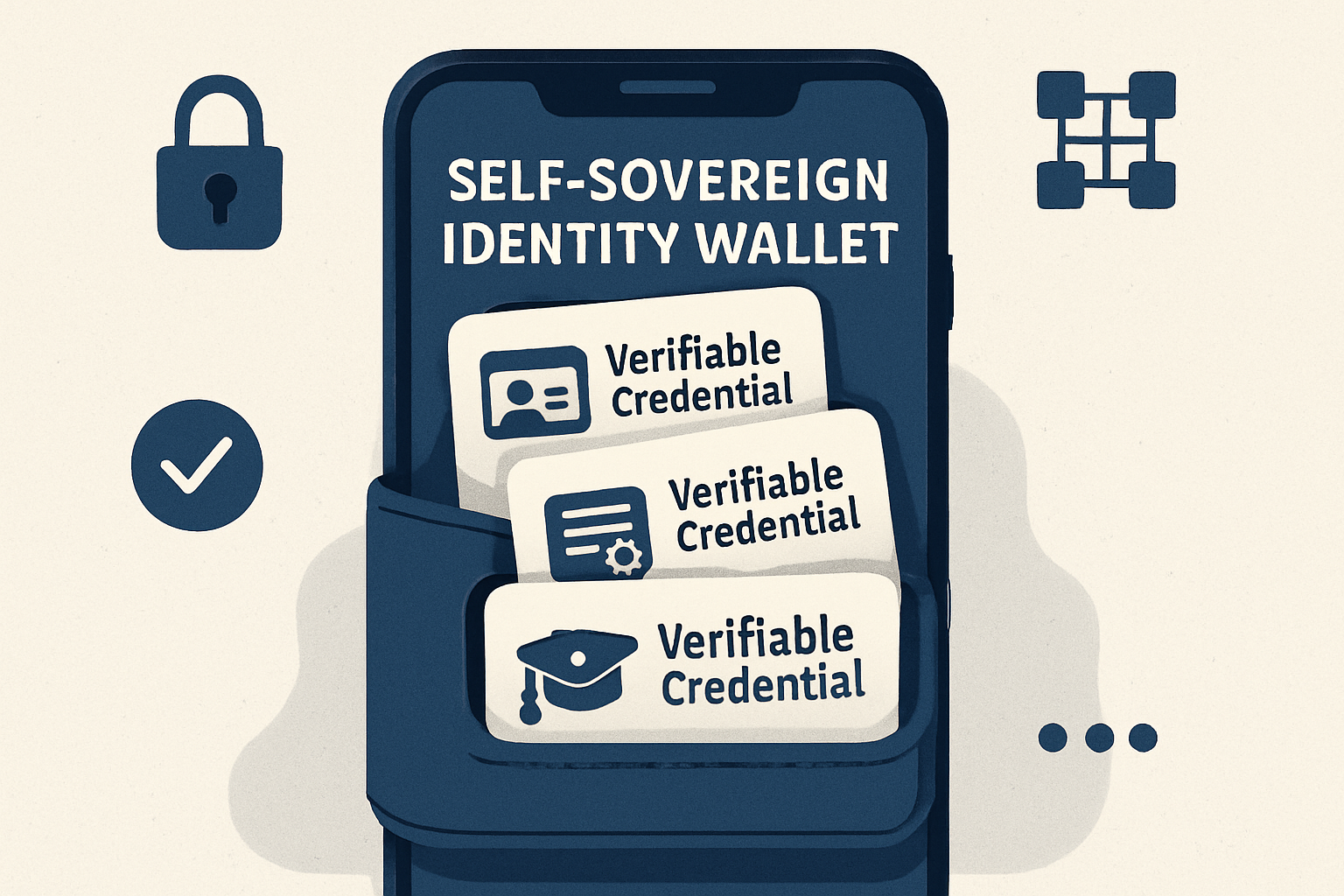 Self-sovereign identity wallet storing verifiable credentials