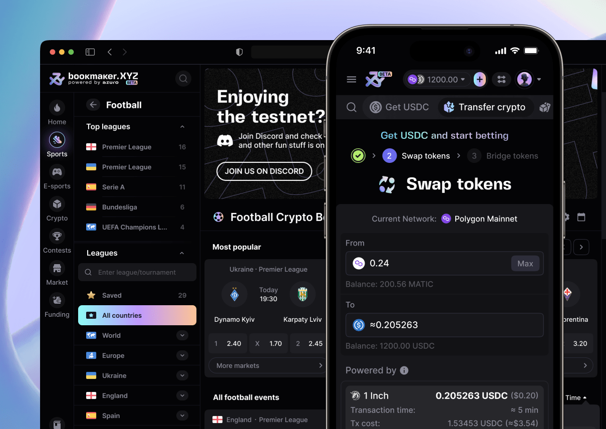 Bookmaker.xyz logo and on-chain betting platform