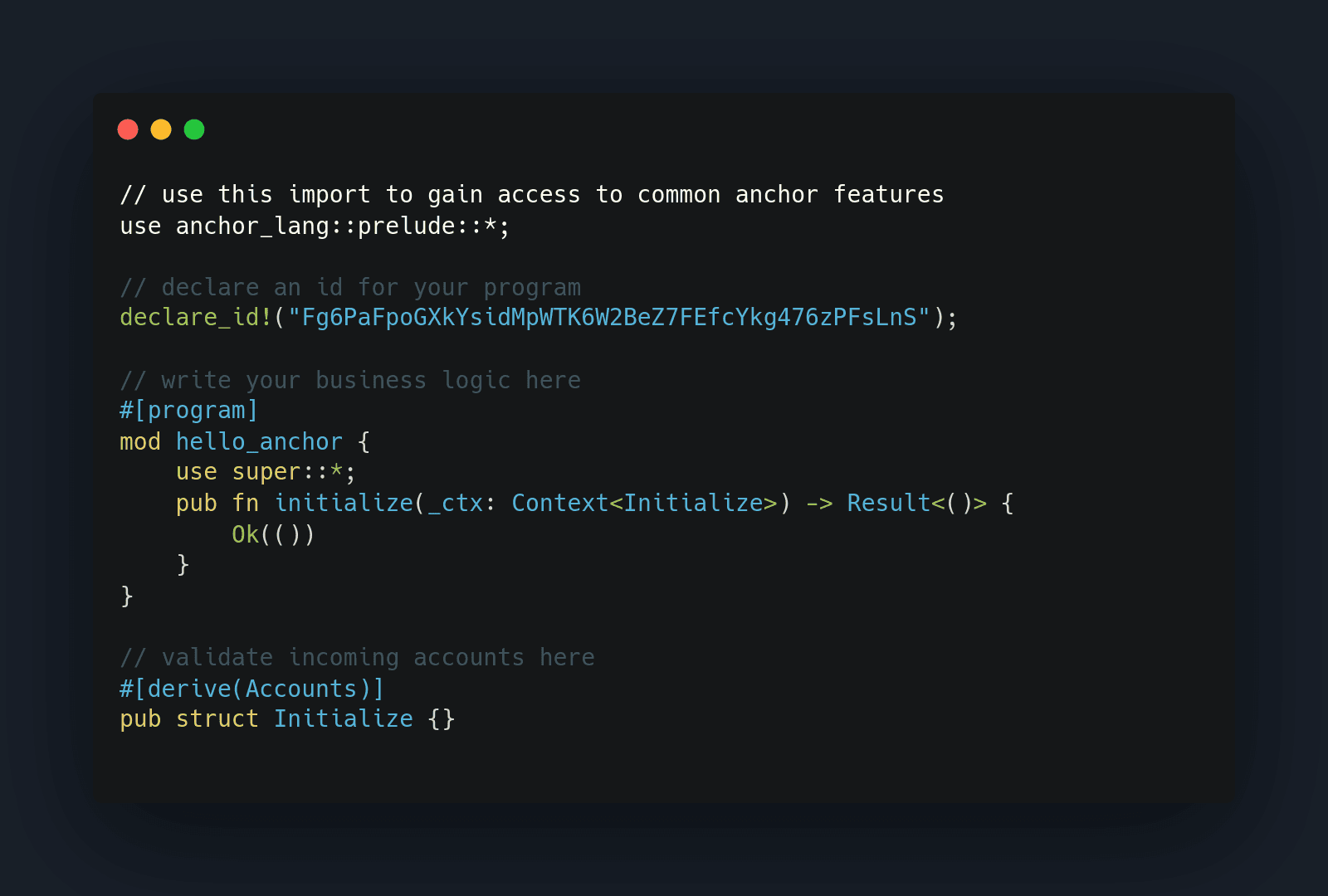 Anchor Subscriptions smart contract interface