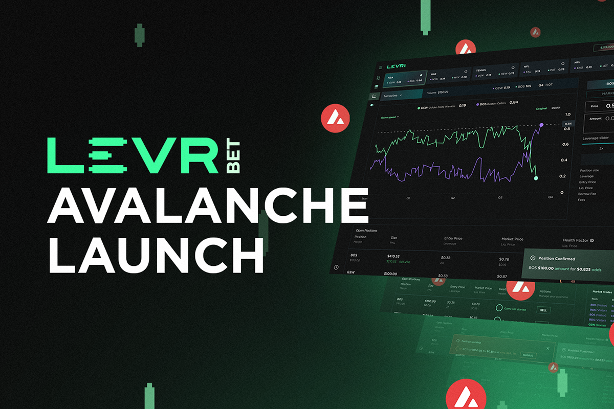 LEVR Bet user interface