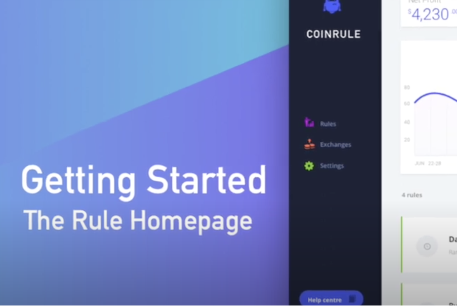 Coinrule AI crypto trading automation interface 2025