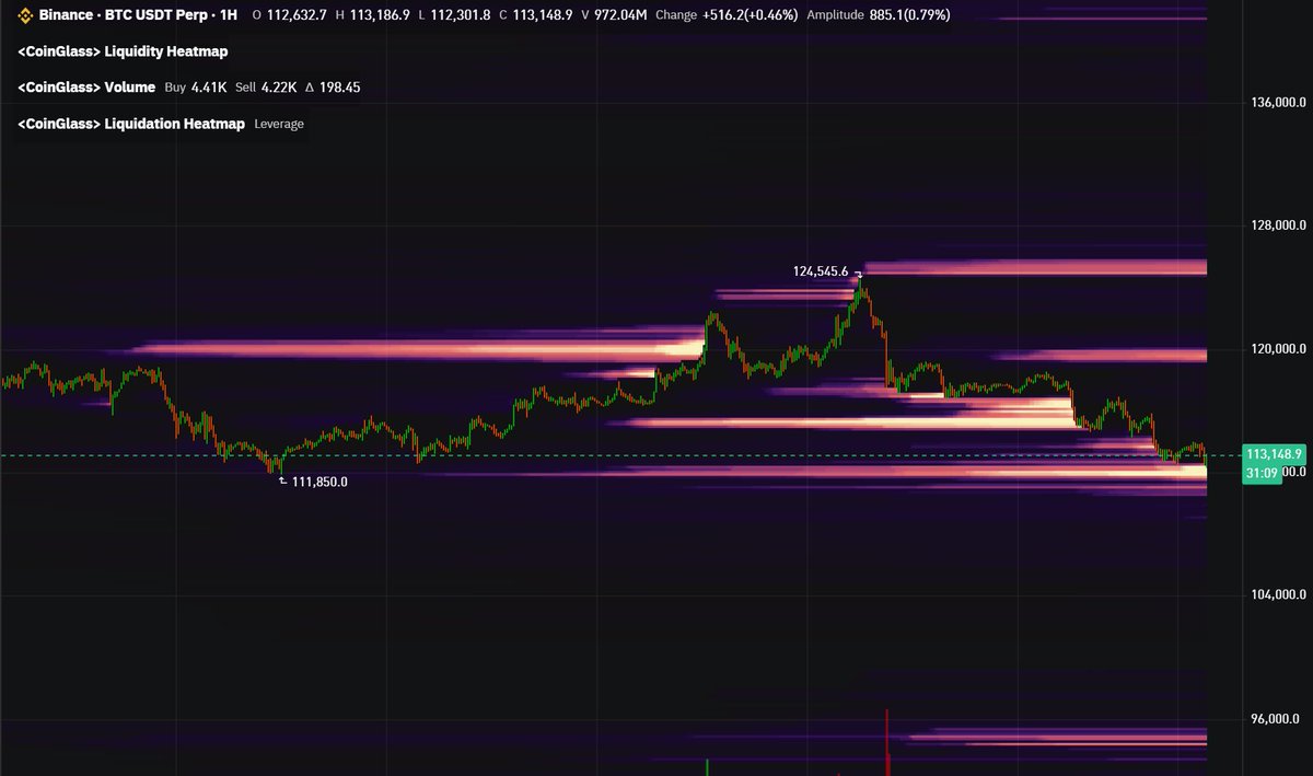 CoinGlass liquidation heatmap Bitcoin